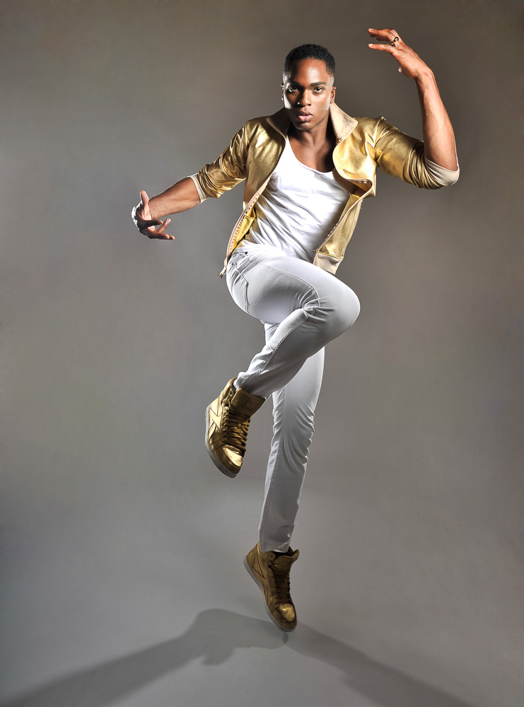 Dance.  Model Kenneth Roebuck.  Makeup by Janet Jade.