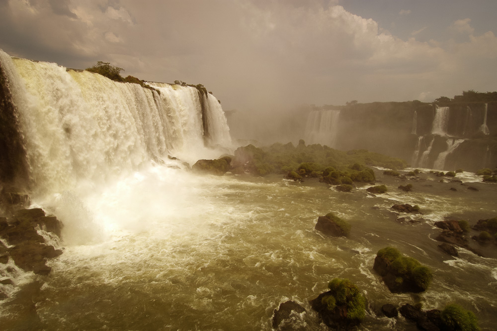 Iguazu Falls Brazil.  I had gone to Brazil for Carnival in 2004 and went on a side trip to the Iguazu Falls and taken these next 3 photographs, but they have not seen the light of day till now.
