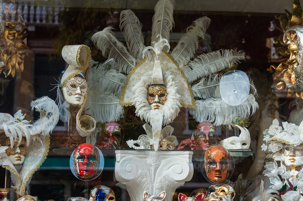 Masquerade Masks.  Venice, Italy 2011.