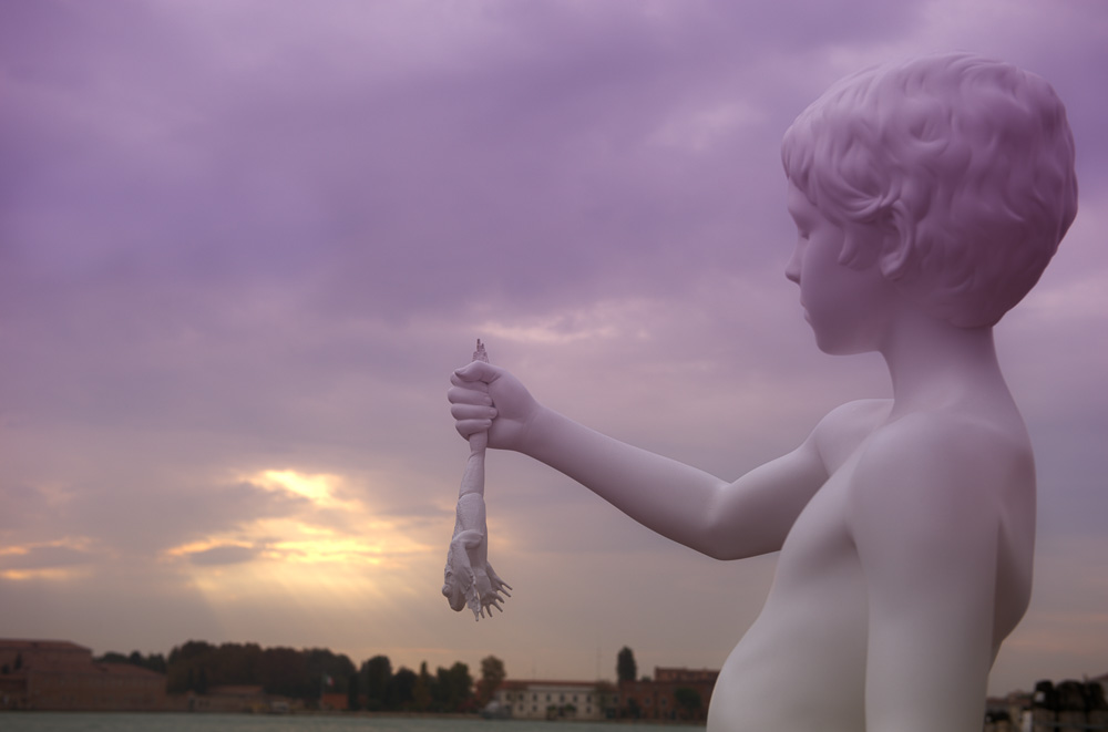 Boy With Frog.  Venice, Italy 2011.  For those of us that cringe at the site of this controversial statue, you may like to know it was removed in 2013.