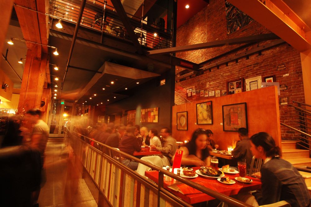 One of the first restaurants I shot was the Thirsty Bear Brewing Company in San Francisco.