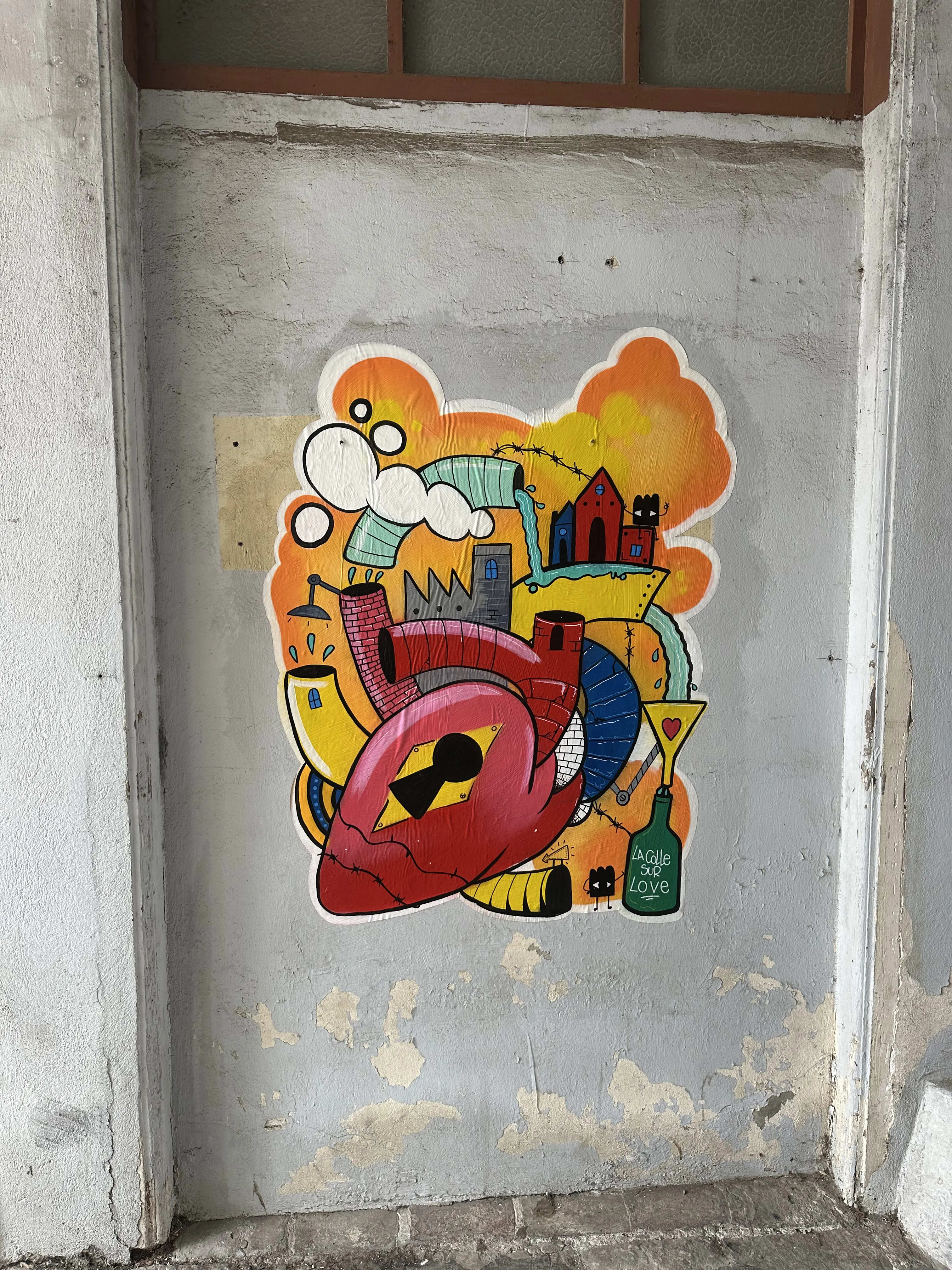 Fresque Naturalia graffiti