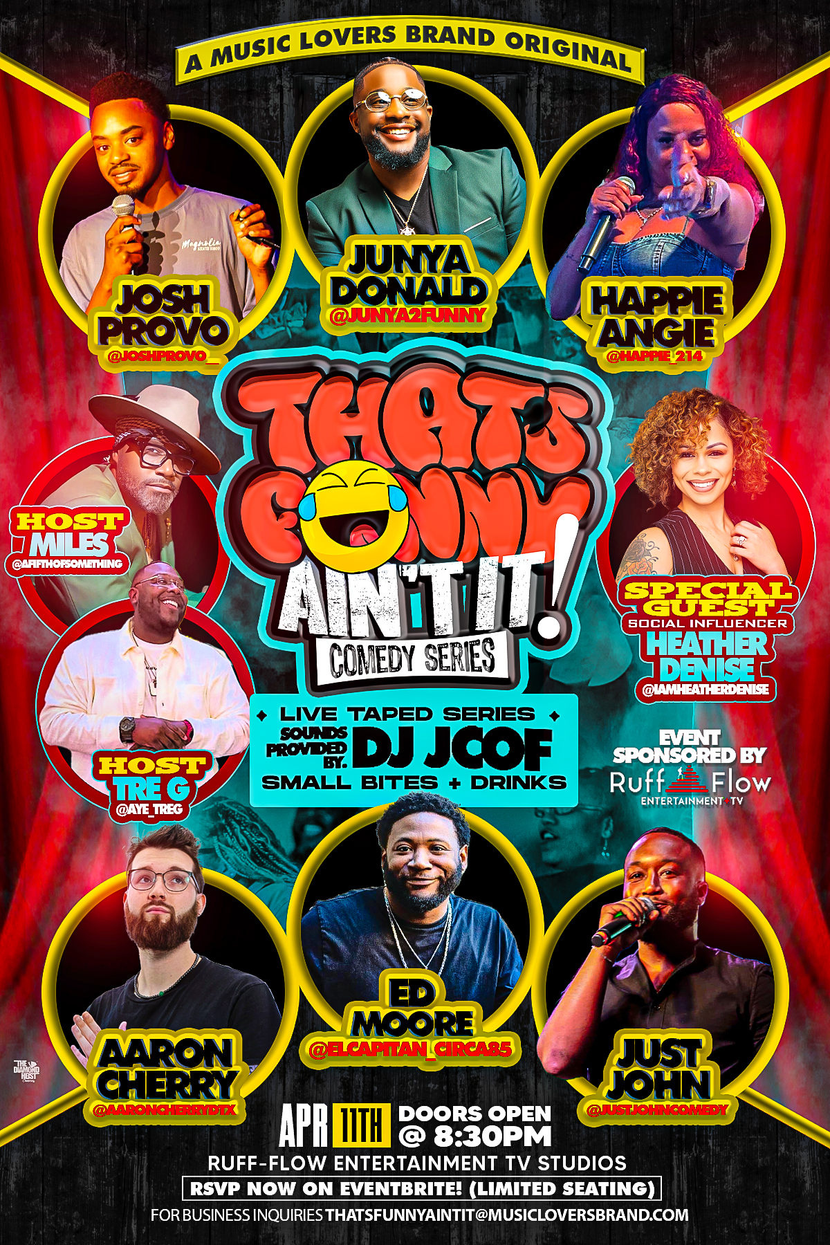 That's Funny Ain't It! | LIVE TAPING! w/ Special Guest Heather Denise