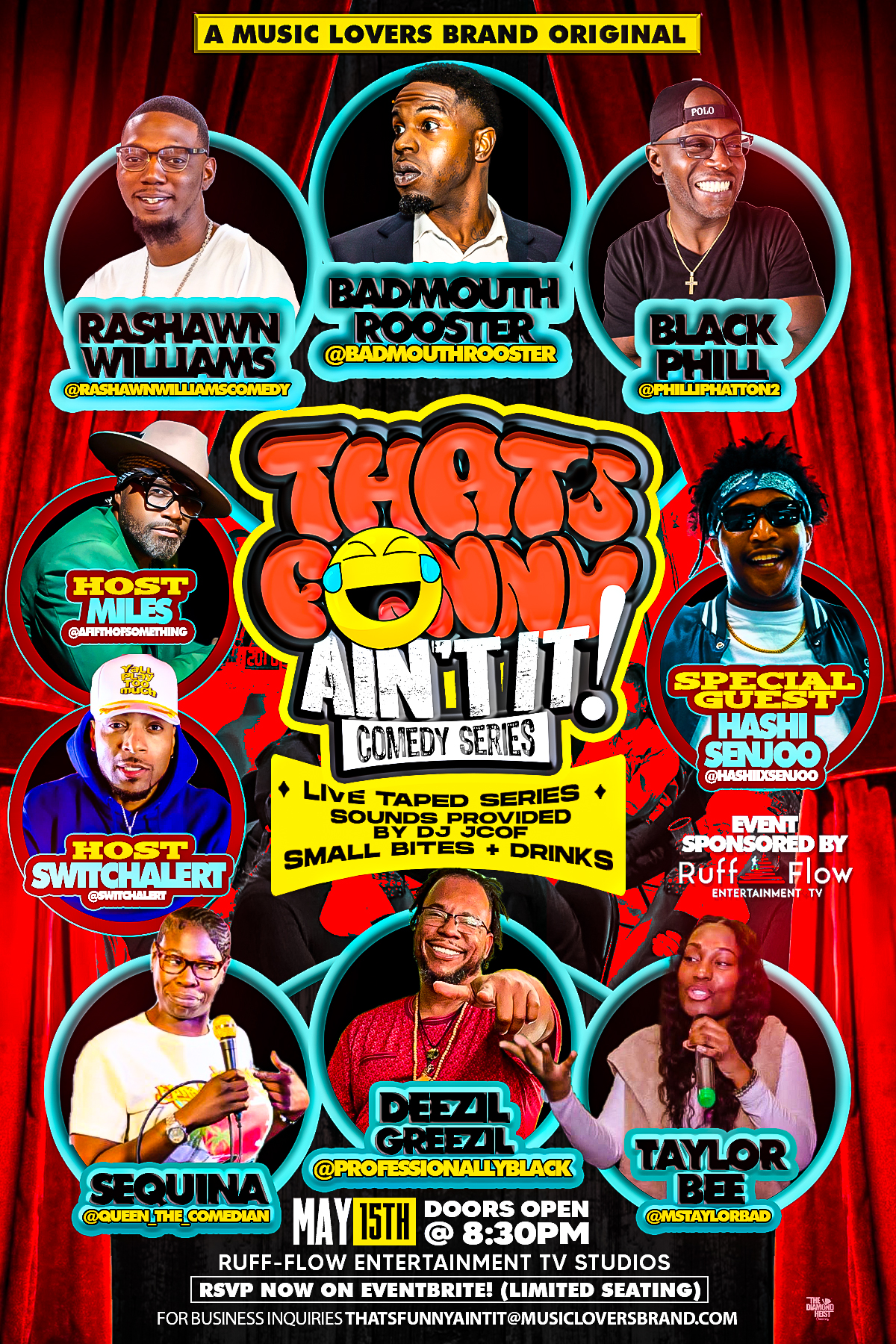 TFAI Comedy TV Series | LIVE TAPING! w/ Special Guest Hashi Senjoo
