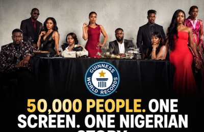 NOLLYWOOD MAKES HISTORY: BLACK MARKET SETS  NEW WORLD RECORD 