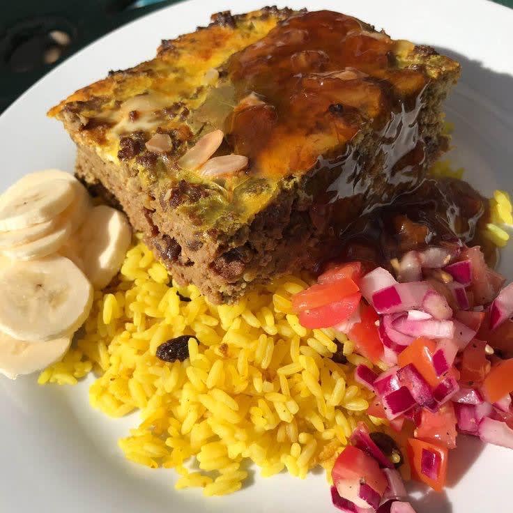 Bobotie a South African Dish