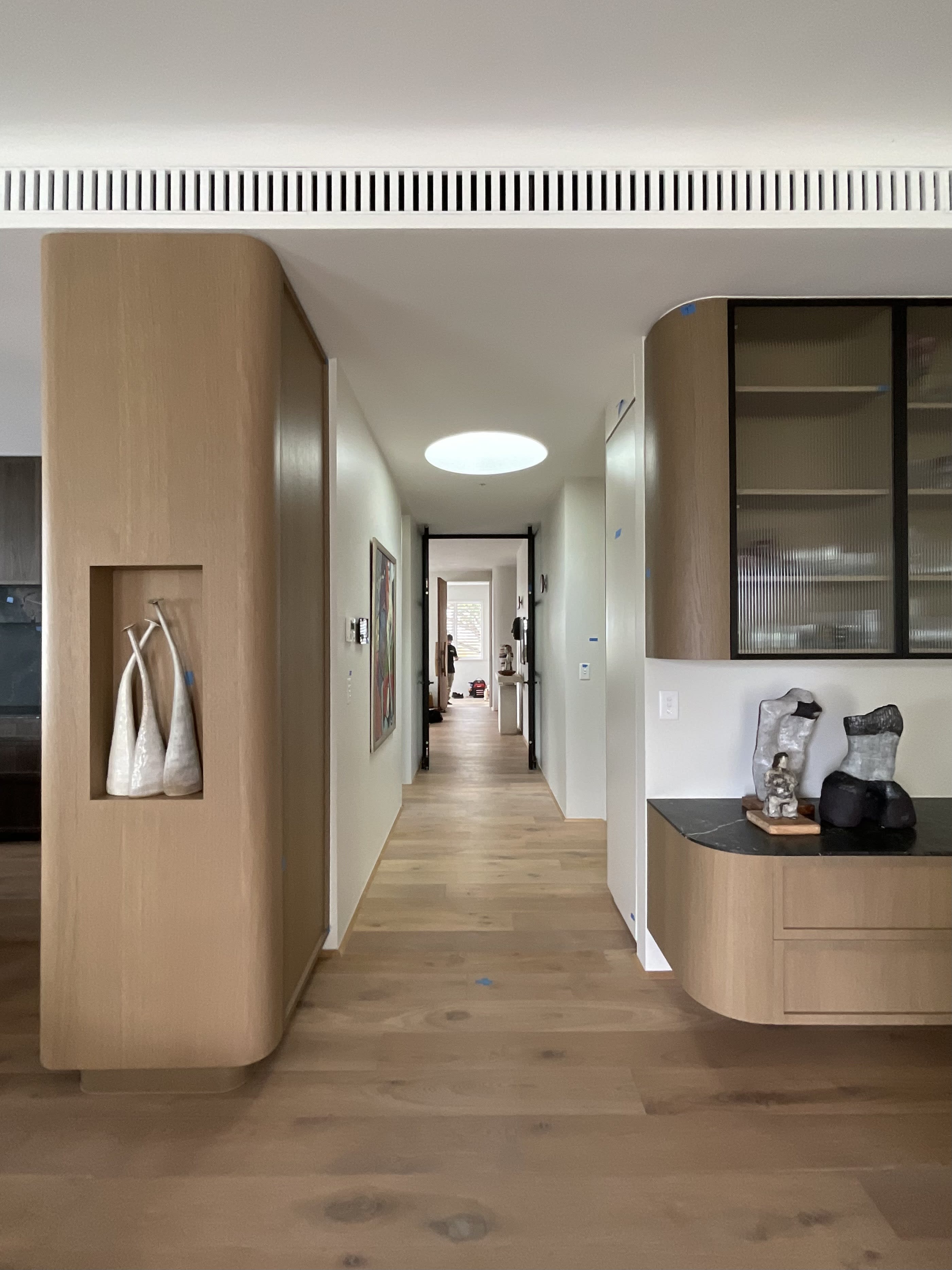 Rose Bay hallway interior architecture design