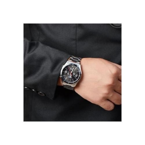 Casio – Homme – Cadran noir – Bracelet en acier inoxydable – MTP-1374D-1AVDF Casio – Homme – Cadran noir – Bracelet en acier inoxydable – MTP-1374D-1AVDF
