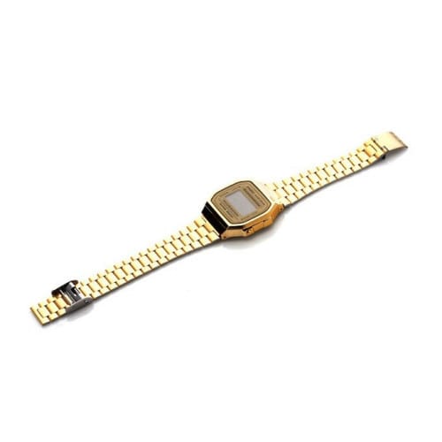 Casio – Montre -Vintage – bracelet en acier inoxydable Doré – A168WG-9WDF Casio – Montre -Vintage – bracelet en acier inoxydable Doré – A168WG-9WDF