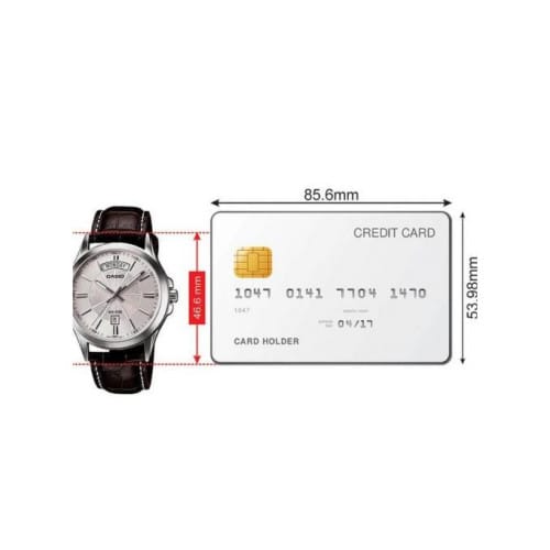 Casio – Homme cadran argenté – Dateur jours/mois – Bracelet cuir marron – MTP-1381L-7AVDF Casio – Homme cadran argenté – Dateur jours/mois – Bracelet cuir marron – MTP-1381L-7AVDF