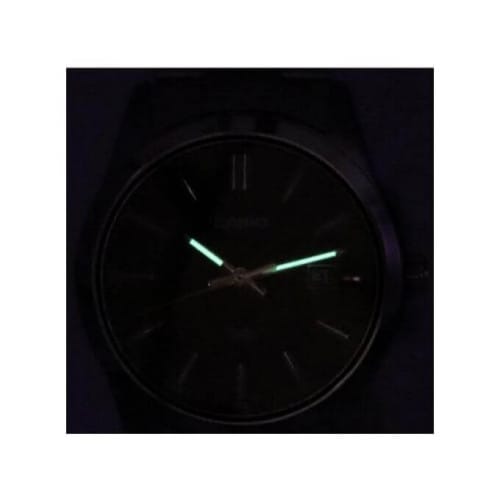 Casio – Montre homme cadran noir avec aiguilles fluorescentes – Dateur – MTP-VD03D-1AU Casio – Montre homme cadran noir avec aiguilles fluorescentes – Dateur – MTP-VD03D-1AU