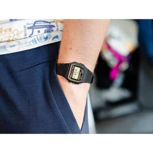 Casio – Digital pour homme – Bracelet en caoutchouc – F-91WG-9QDF Casio – Digital pour homme – Bracelet en caoutchouc – F-91WG-9QDF