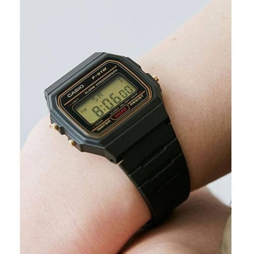 Casio – Digital pour homme – Bracelet en caoutchouc – F-91WG-9QDF Casio – Digital pour homme – Bracelet en caoutchouc – F-91WG-9QDF