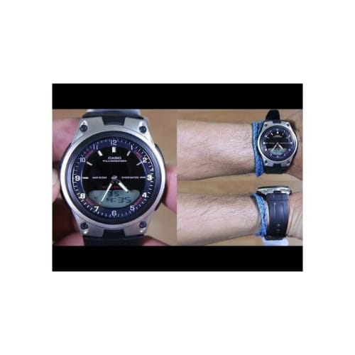 Casio – Double montre – Autonomie de batterie 10 ans – Étanchéité jusqu’à 50 mètres – Heure mondiale – AW-80-1A Casio – Double montre – Autonomie de batterie 10 ans – Étanchéité jusqu’à 50 mètres – Heure mondiale – AW-80-1A