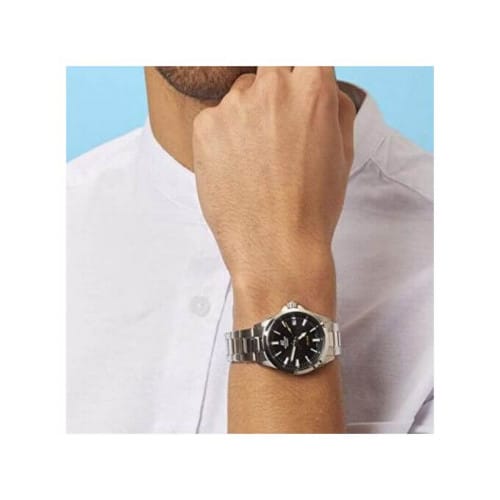Casio – Montre pour hommes cadran noir – WR 100 mètres – Bracelet en inoxydable – EFV-100D-1AV Casio – Montre pour hommes cadran noir – WR 100 mètres – Bracelet en inoxydable – EFV-100D-1AV