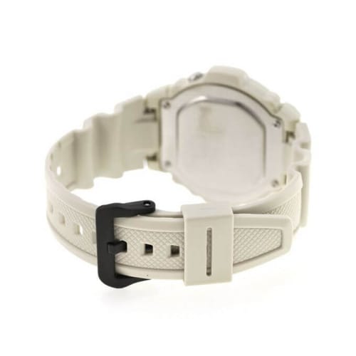 Casio – Blanche en caoutchouc – Cadran noir digital – Étanche 50 m – W-219HC-8BV Casio – Blanche en caoutchouc – Cadran noir digital – Étanche 50 m – W-219HC-8BV