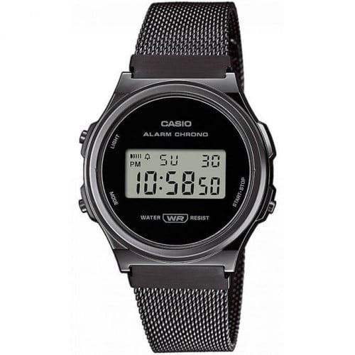 Casio – Unisexe – Vintage Collection – Bracelet en mailles milanaise – A171WEMB-1ADF