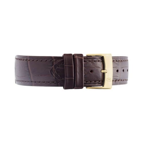 Festina – Classique dorée pour hommes – Bracelet cuir marron – Diamètre 39 mm – F16747/1