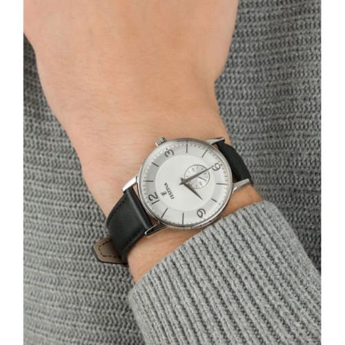 Festina – Argentée – Petite seconde – Cadran argenté – Bracelet cuir noir – F20566/2 Festina – Argentée – Petite seconde – Cadran argenté – Bracelet cuir noir – F20566/2