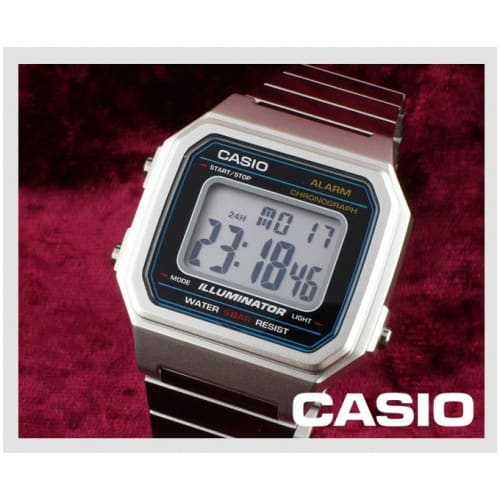 Casio – Argenté – Vintage Collection – Digitale – Alarme – B650WD-1ADF Casio – Argenté – Vintage Collection – Digitale – Alarme – B650WD-1ADF