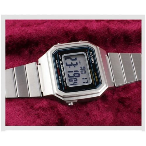 Casio – Argenté – Vintage Collection – Digitale – Alarme – B650WD-1ADF Casio – Argenté – Vintage Collection – Digitale – Alarme – B650WD-1ADF