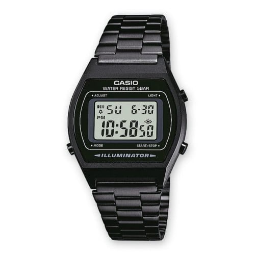 Casio – Montre digitale – Bracelet en acier inoxydable noir Casio – Montre digitale – Bracelet en acier inoxydable noir