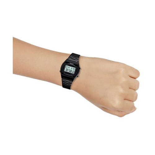 Casio – Montre digitale – Bracelet en acier inoxydable noir Casio – Montre digitale – Bracelet en acier inoxydable noir