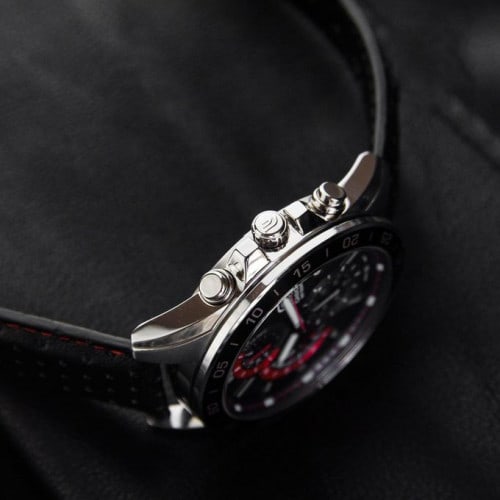 Casio – Bracelet cuir noir – Collection Edifice – Chronographe – EFV-550L-1AVUDF Casio – Bracelet cuir noir – Collection Edifice – Chronographe – EFV-550L-1AVUDF