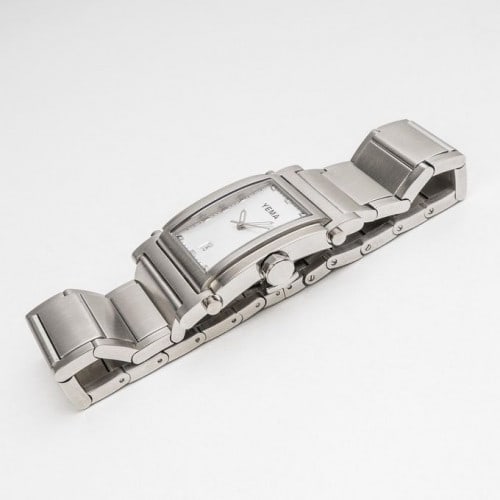 YEMA – Montre homme – Rectangulaire – Boîtier argenté – Bracelet métallique argenté – FR307 YEMA – Montre homme – Rectangulaire – Boîtier argenté – Bracelet métallique argenté – FR307