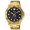 Casio – Montre homme bracelet en acier inoxydable dorée – MTP-VD300G-1EUDF