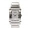 YEMA – Montre homme – Rectangulaire – Boîtier argenté – Bracelet métallique argenté – FR307