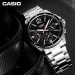 Casio – Homme – Cadran noir – Bracelet en acier inoxydable – MTP-1374D-1AVDF Casio – Homme – Cadran noir – Bracelet en acier inoxydable – MTP-1374D-1AVDF