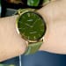 Casio – Verte – Doré cadran vert – Bracelet cuir vert – MTP-VT01GL-3BUDF Casio – Verte – Doré cadran vert – Bracelet cuir vert – MTP-VT01GL-3BUDF