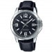 Casio – Noir – Cadran noir avec dateur – Bracelet en cuir noir – MTP-V004L-1B Casio – Noir – Cadran noir avec dateur – Bracelet en cuir noir – MTP-V004L-1B