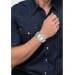 Casio – Affichage date et jour – Cadran blanc métallique – Index en traits – MTP-V006D-7C Casio – Affichage date et jour – Cadran blanc métallique – Index en traits – MTP-V006D-7C