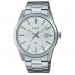 Casio – Cadran blanc avec dateur – Bracelet en acier inoxydable – MTP-VD03D-7AUDF
