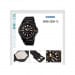 Casio – Bracelet en silicone noir – Avec dateur jour/mois – Étanche 100 m – MRW-200H-1EVDF Casio – Bracelet en silicone noir – Avec dateur jour/mois – Étanche 100 m – MRW-200H-1EVDF