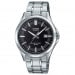Casio – Cadran noir – Verre saphir anti-rayure – Bracelet inoxydable – MTS-100D-1AV