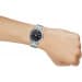 Casio – Cadran noir – Verre saphir anti-rayure – Bracelet inoxydable – MTS-100D-1AV