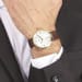 Festina – Classique dorée pour hommes – Bracelet cuir marron – Diamètre 39 mm – F16747/1
