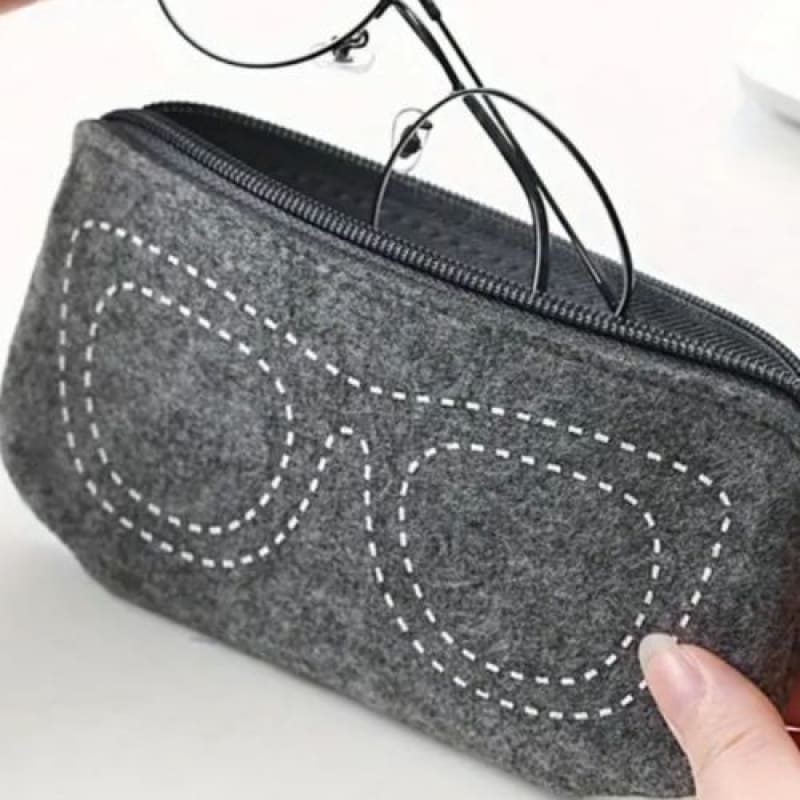 Étui de lunettes grise