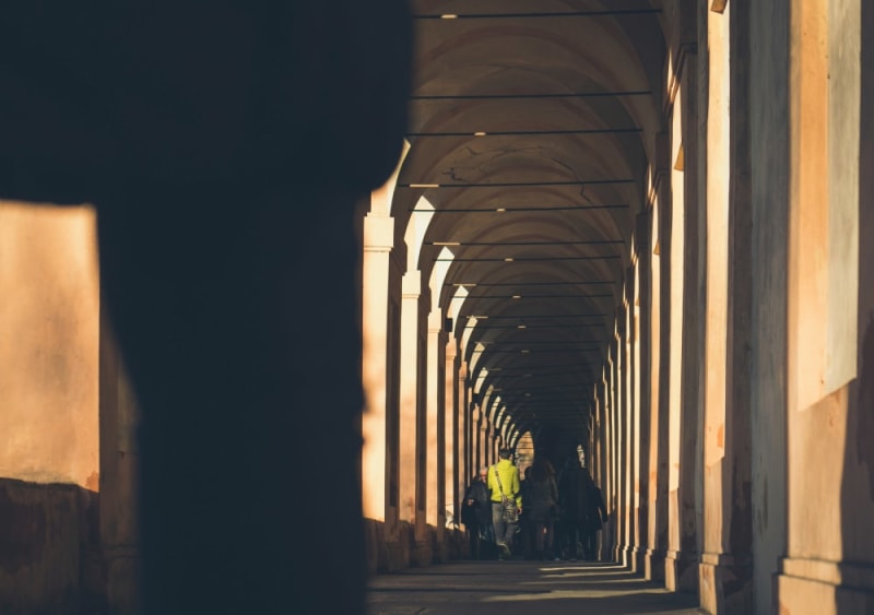 Arco Del Meloncello in Bologna, Italy
