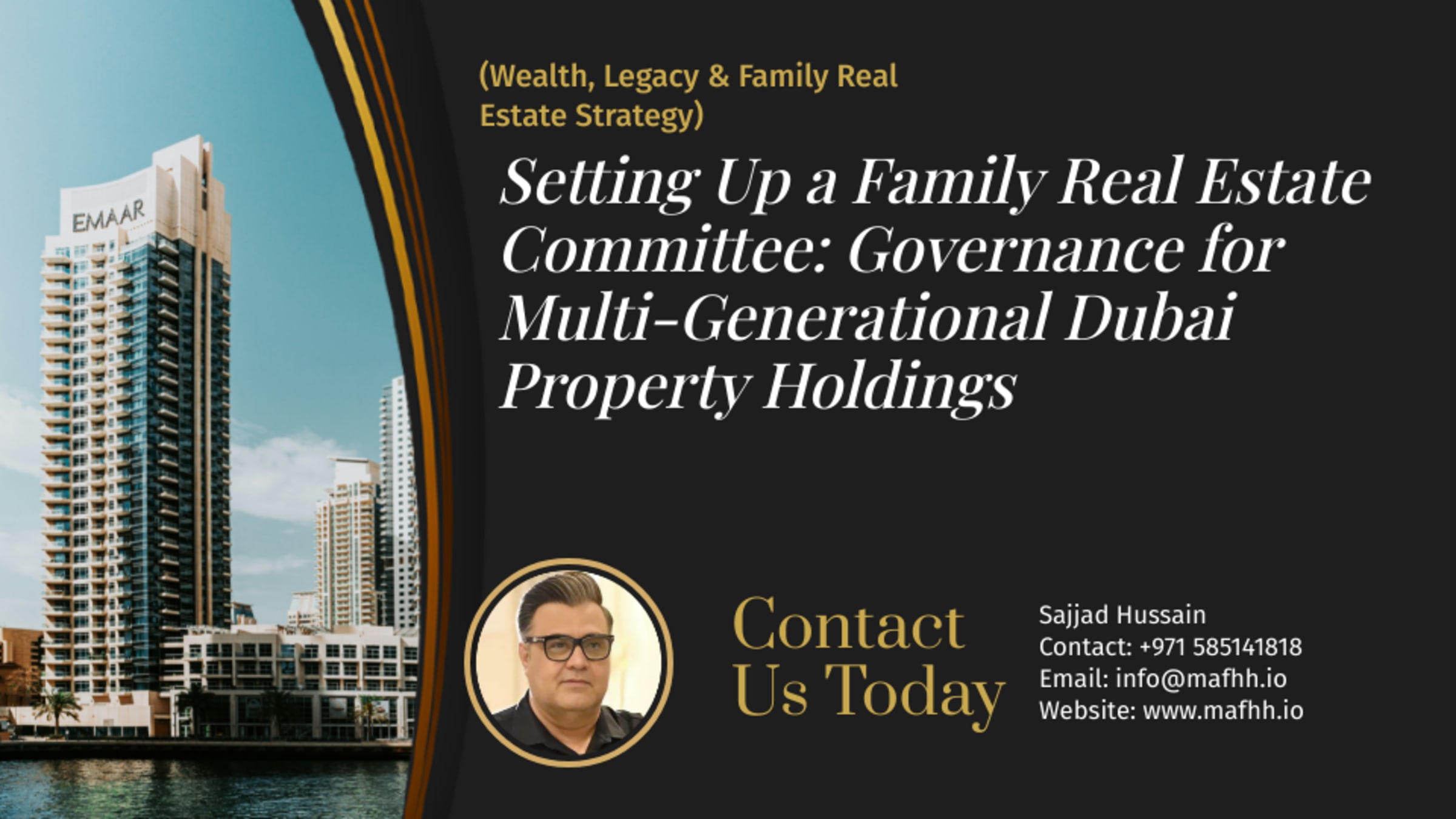 Setting Up a Family Real Estate Committee: Governance for Multi-Generational Dubai Property Holdings