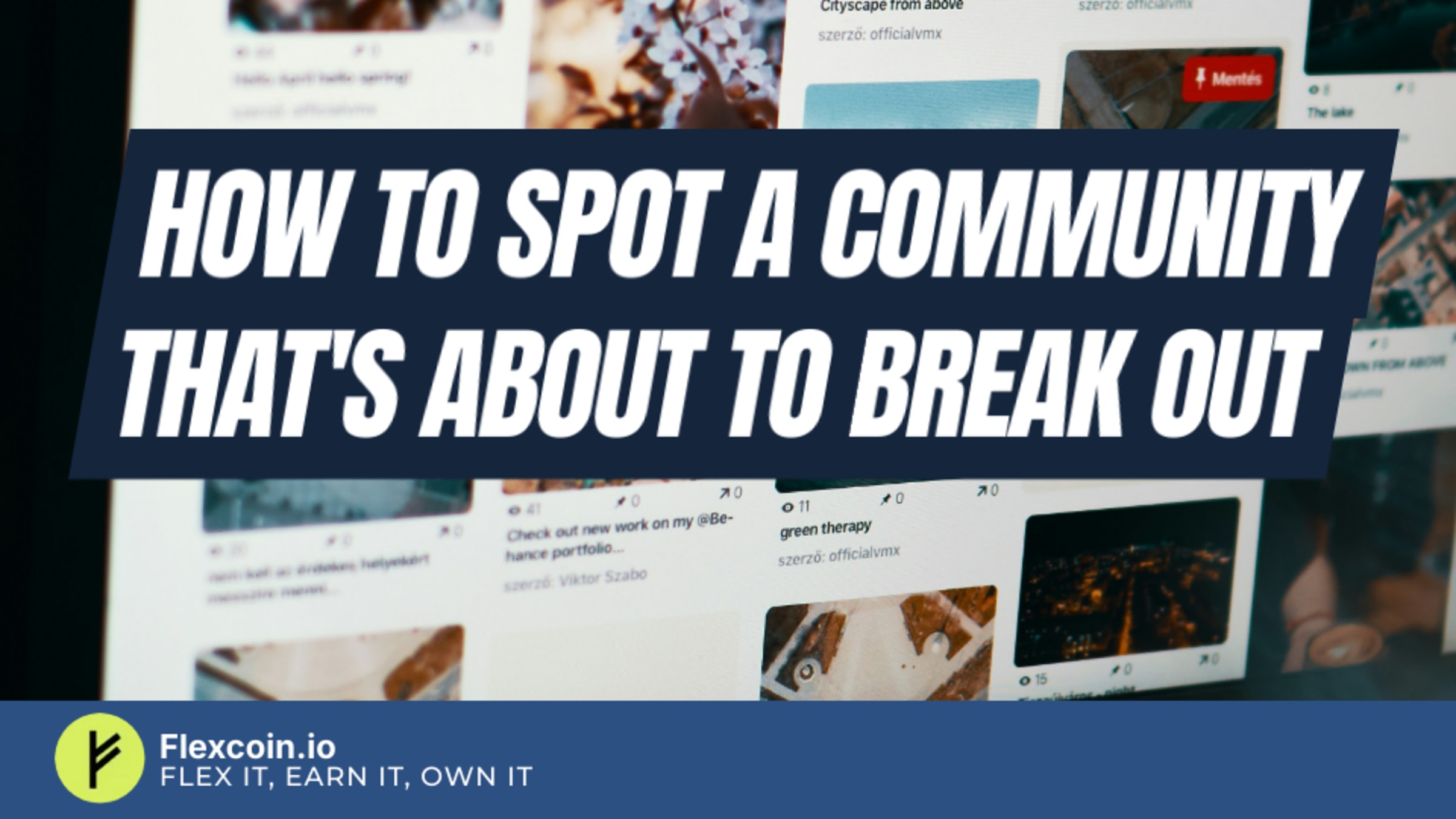 How to spot a community that's about to break out