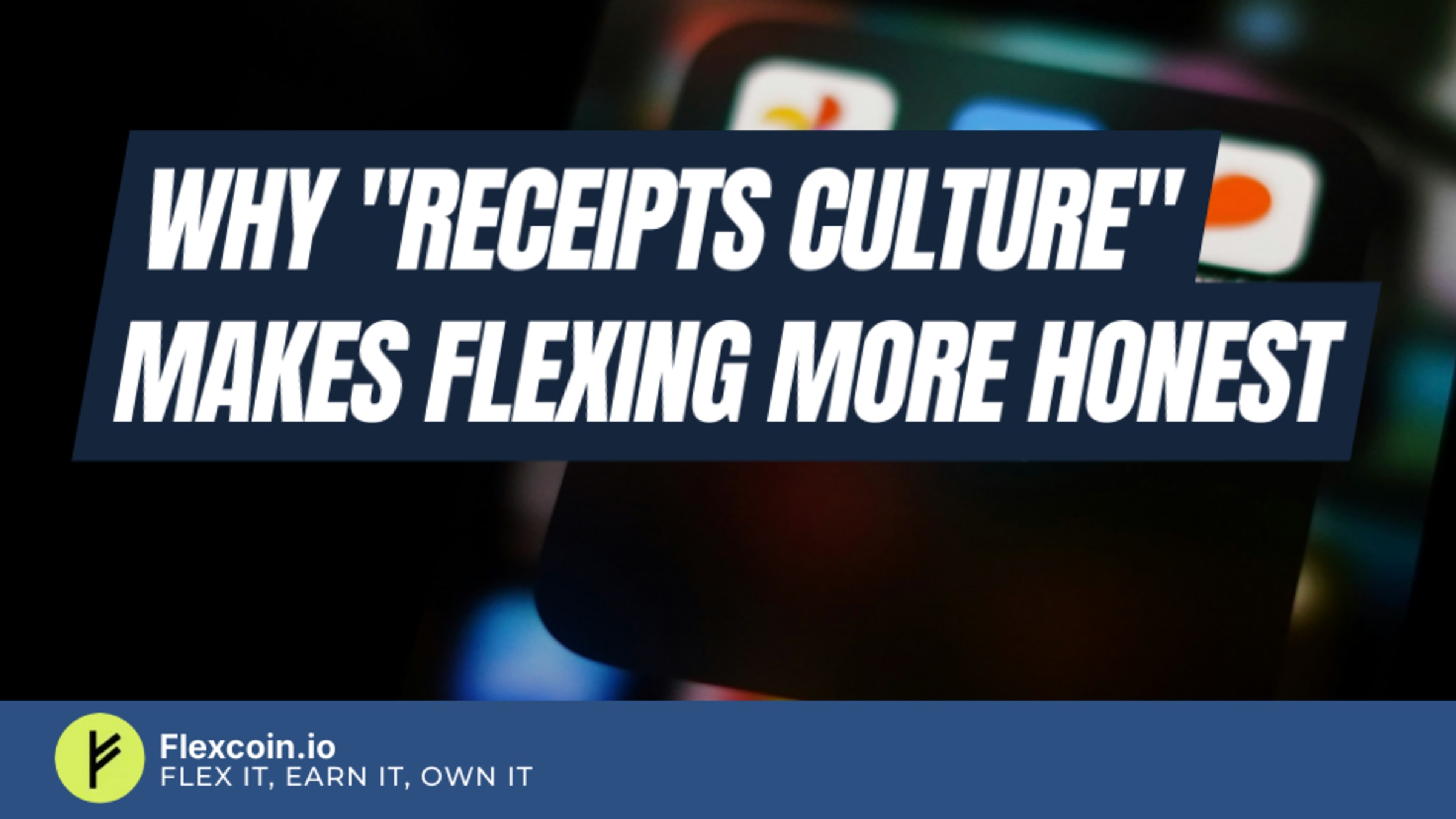 Why "receipts culture" makes flexing more honest