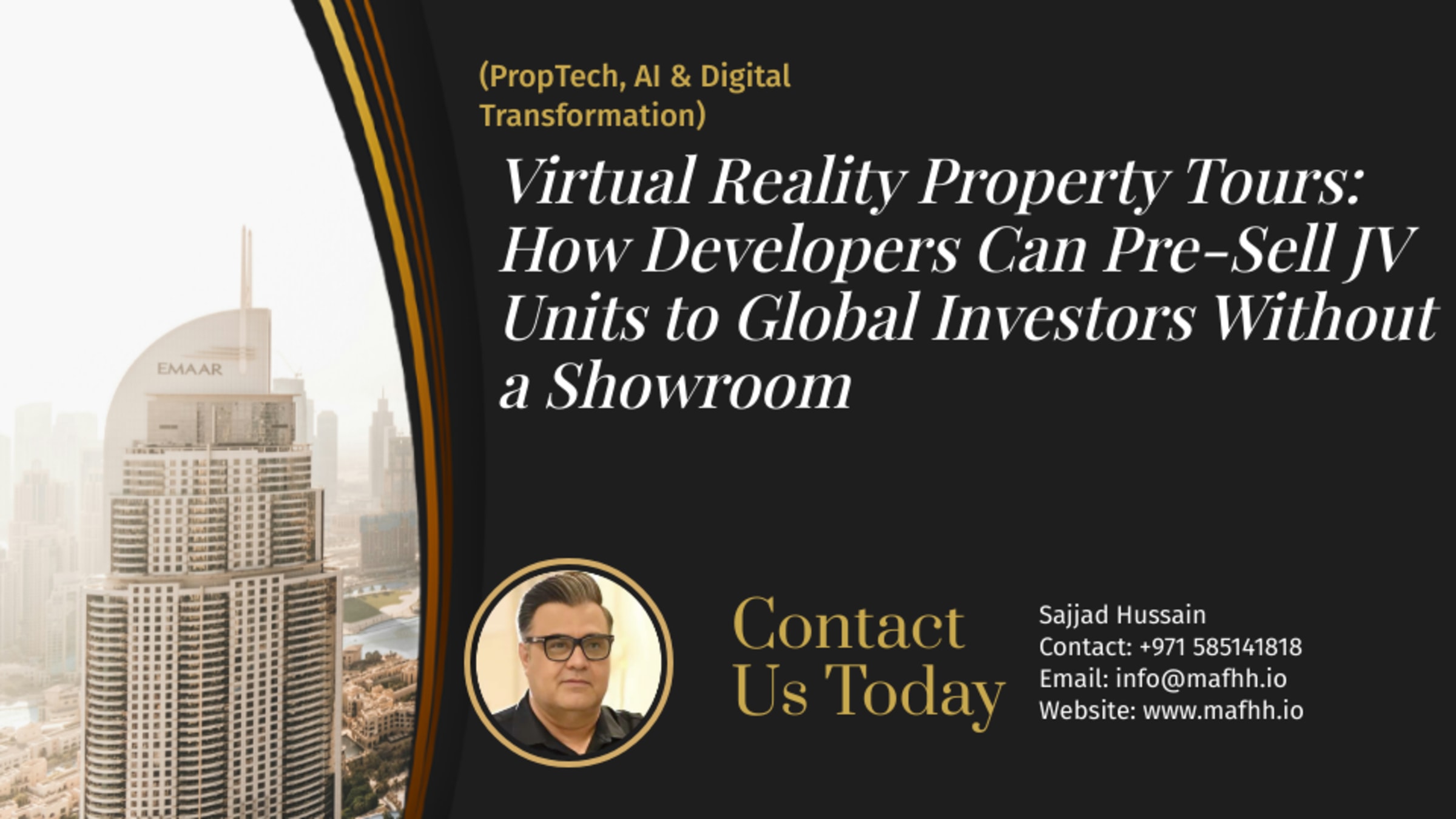 Virtual Reality Property Tours: How Developers Can Pre-Sell JV Units to Global Investors Without a Showroom