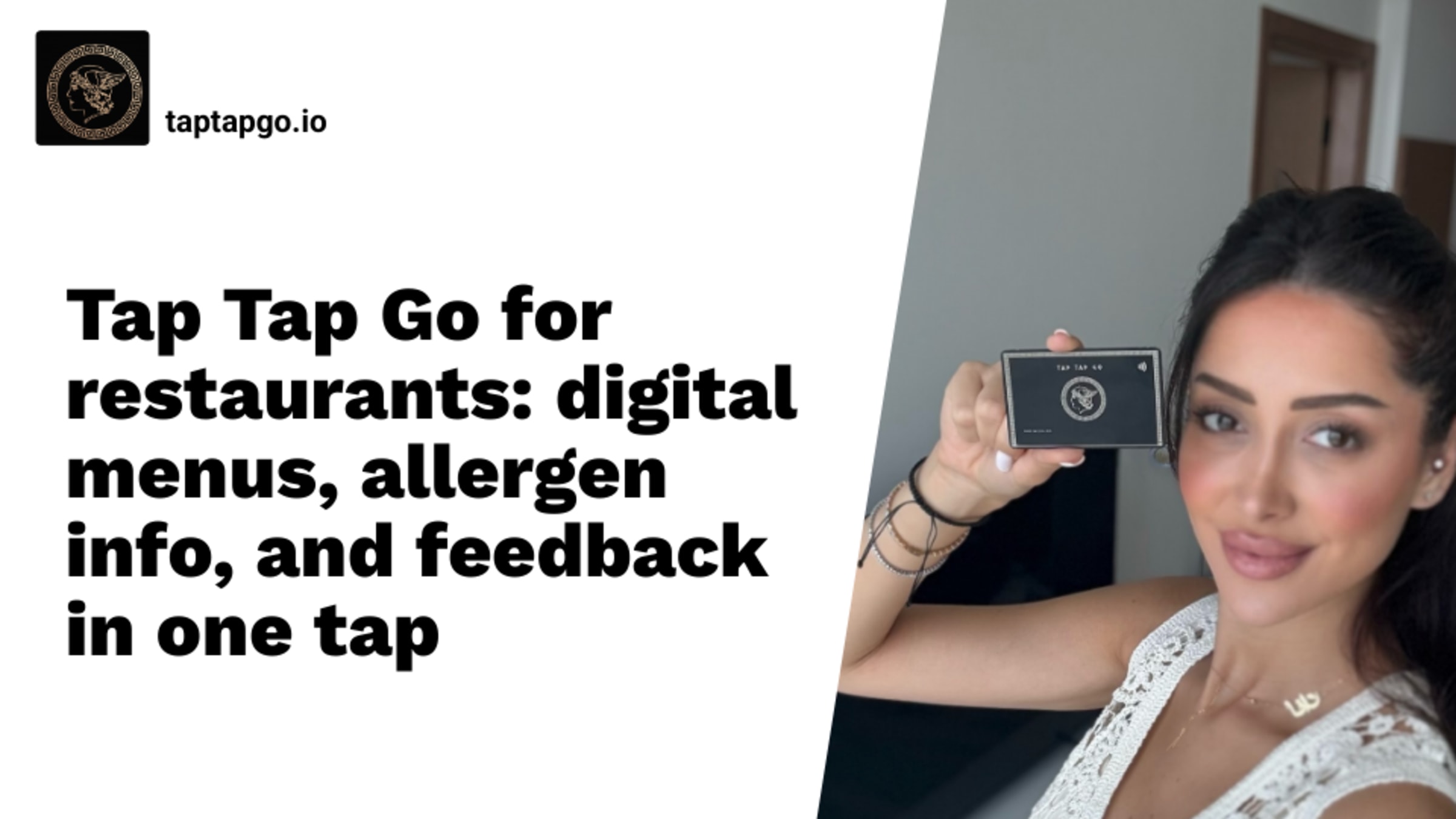 Tap Tap Go for restaurants: digital menus, allergen info, and feedback in one tap
