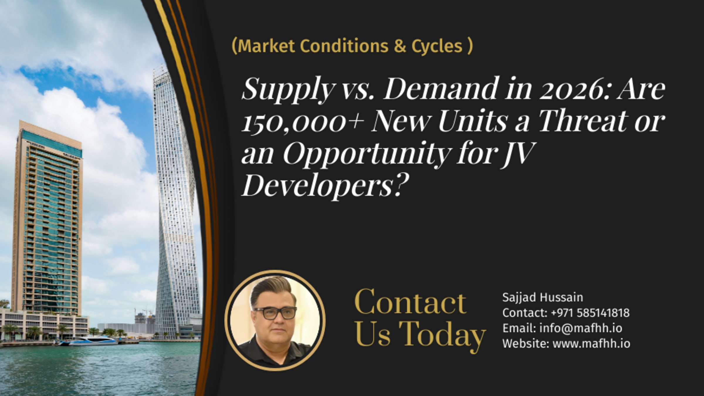 Supply vs. Demand in 2026: Are 150,000+ New Units a Threat or an Opportunity for JV Developers?
