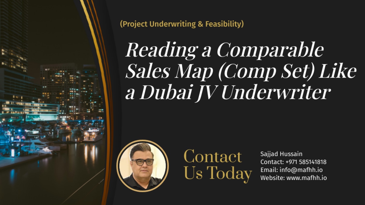 Reading a Comparable Sales Map (Comp Set) Like a Dubai JV Underwriter