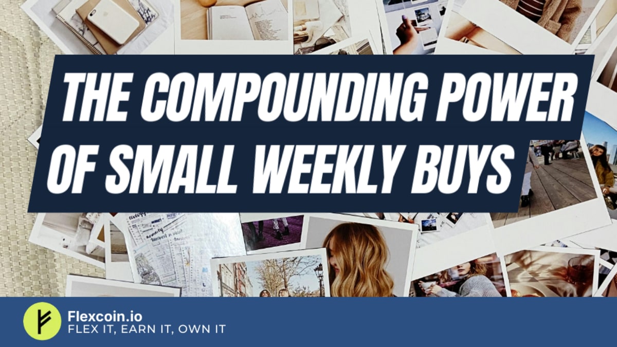 The compounding power of small weekly buys